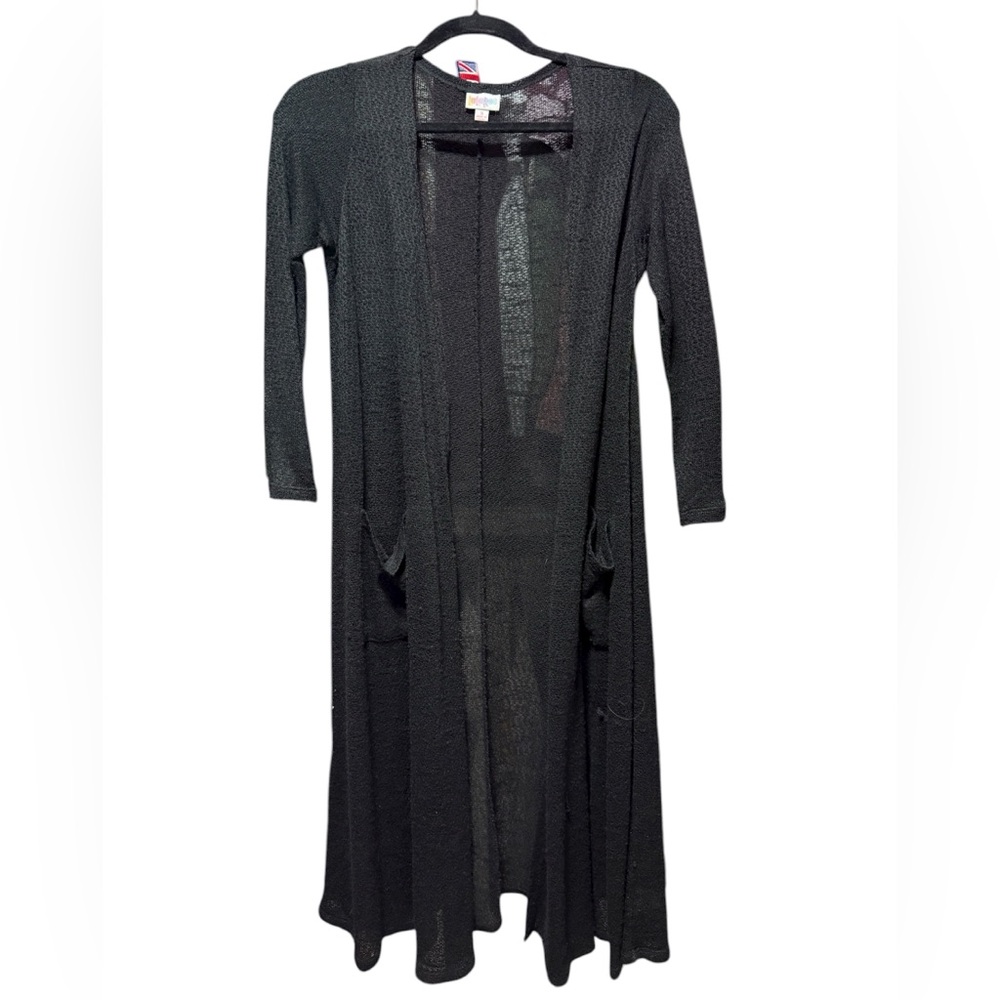LuLaRoe Sarah Black Long Cardigan